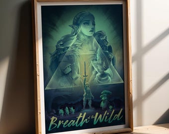 Fantasy Adventure Game Art Print | Gamer Gift | Fantasy RPG Poster