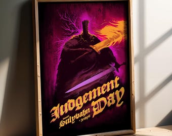 Judgment Day Art Print | Gamer Wall Art | Original Artwork Printed In-House