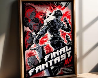 Blessing of the Phoenix Fantasy Game Art Print | Gaming Room RPG Wall Decor