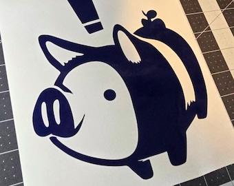 Poogie Monster Vinyl Decal Sticker | Laptop Car Window | MHW Gamer Gift