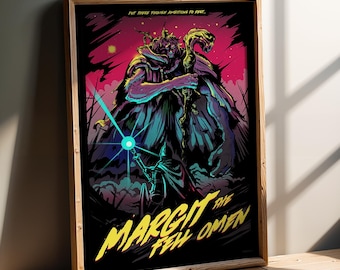 Margit the Fell Omen Video Game Poster | Soulsborne Art | Gaming Room Decor