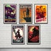 24X36' Poster Combo Set ~ 3-6 prints to choose, Video Game Poster, Video Game Decor, Game Room Decor, Movie Poster, Wall Art
