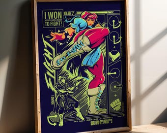Be The Fighter KOF2002 プレミアムポスター（ベクターデザイン