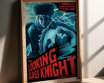 Looking Glass Knight Art Print | Souls Video Game Poster | Fantasy Gaming Wall Art