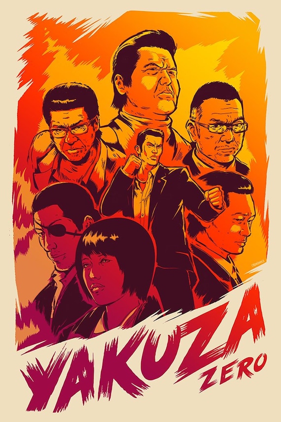 Yakuza Zero Video Game Poster Video Game Art Prints Gamer Etsy Yakuza Zero Video Game Poster Video Game Art Prints Gamer Etsy