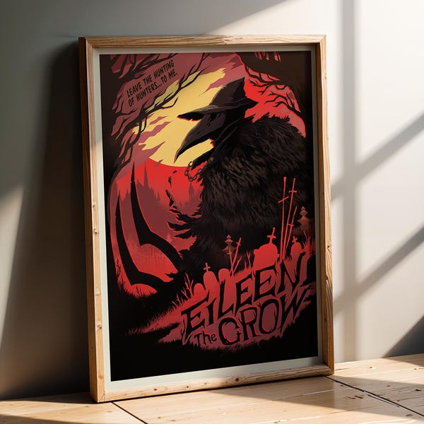 Eileen the Crow | Soulsborne Art Print | Dark Fantasy Poster | Video Game Wall Decor