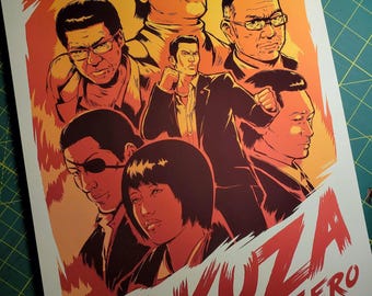 Kazuma Kiryu Yakuza 0 Poster | Dragon of Dojima Wall Art | Like a