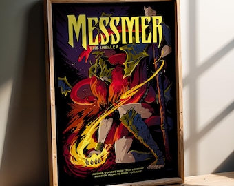 Messmer the Impaler Poster | Elden Shadow of the Erdtree | Dark Fantasy Gamer Gift