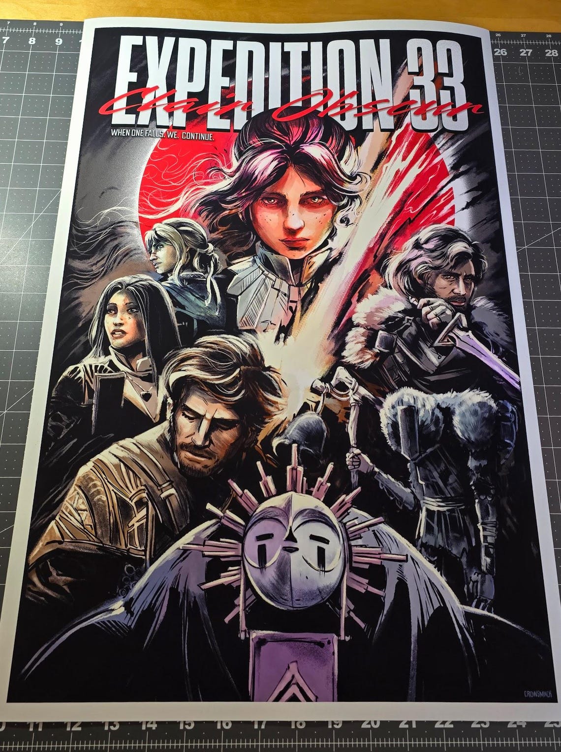Rpg Exp Clair Obscur Exp 33 Poster | RPG Game Art Print | Fantasy Wall Art ...