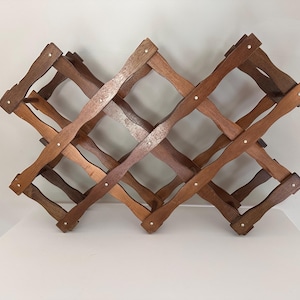 Vintage Wooden Wine Bottle Holder