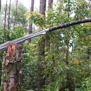 Modern Survival Machete | Hunting Sword | 36 inches Handmade Viking Sword | Hand forged Sword |Balance water tempered | Valentine Day Gifts|