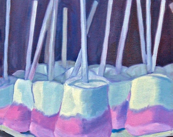 Marshmallow Pops Painting