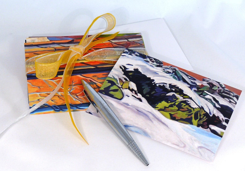 Winter Snows Fine Art Greeting Cards Pack of Five