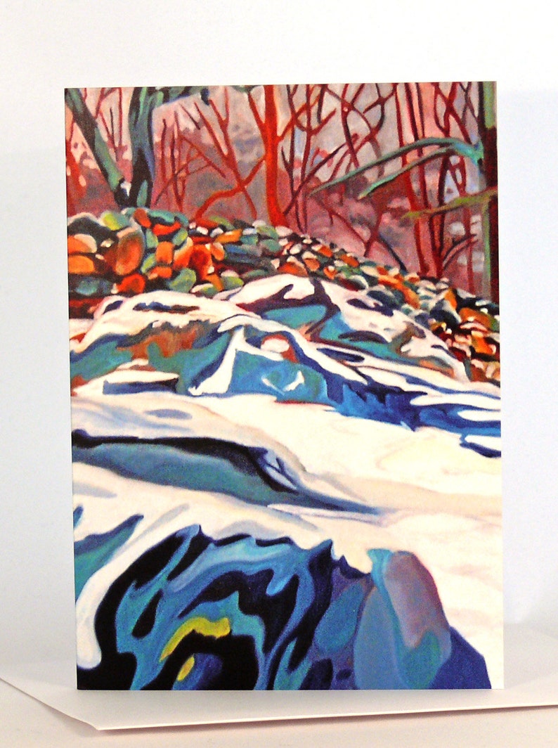 Winter Snows Fine Art Greeting Cards Pack of Five