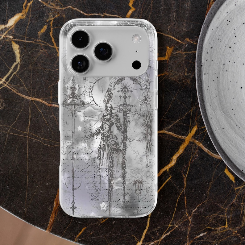 Funda de teléfono grunge gótica, emo y moderna para iPhone 16, 15, 14, 13, 12 y 11, Samsung S25, S24, A56, A16, Pixel 9A, 9Pro XL, 8A, 8Pro y 7A. imagen 9