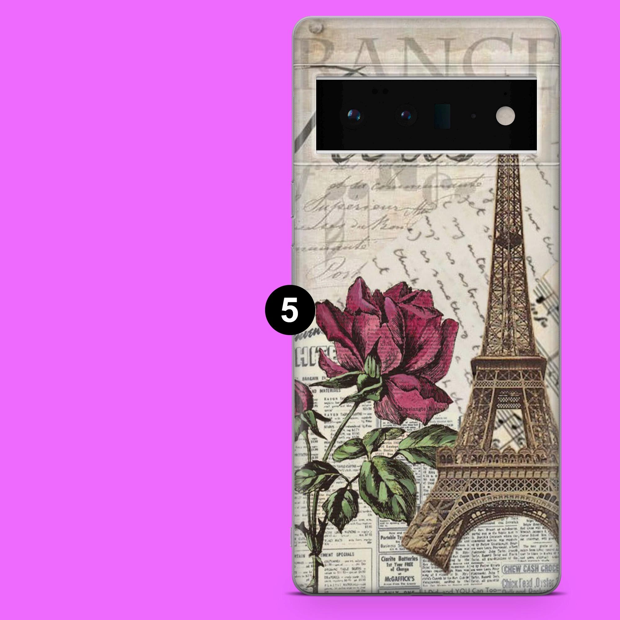 Paris Phone Case Eiffel Tower French Cover for Google Pixel 10pro
