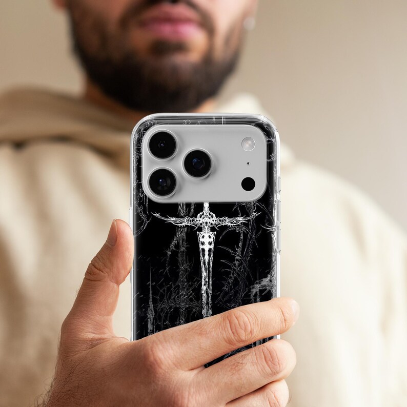 Funda de teléfono grunge gótica, emo y moderna para iPhone 16, 15, 14, 13, 12 y 11, Samsung S25, S24, A56, A16, Pixel 9A, 9Pro XL, 8A, 8Pro y 7A. imagen 8