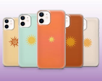 Funda de teléfono Boho Sun Sunshine para iPhone 16, 15, 14, 13, 12, 11 Samsung S25, S24, A56, A16, Pixel 9A, 9Pro XL, 8A, 8Pro