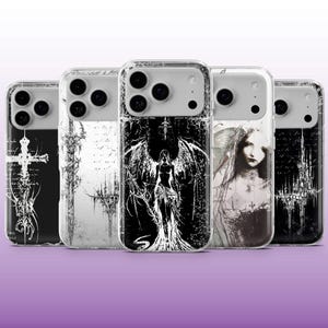 Gotiskt mobilskal Cyber Sigilism Grunge-fodral för iPhone 16, 15, 14, 13, 12, 11 Samsung S25, S24, S23 Pixel 9Pro XL, 8A, 8Pro