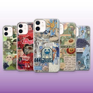 Etui na telefon zodiakalny astrologia znak zodiaku horoskop pokrywa dla iPhone 16, 15, 14, 13, 12, 11 Samsung S25, S24, S23 Pixel 9Pro XL, 8A, 8Pro
