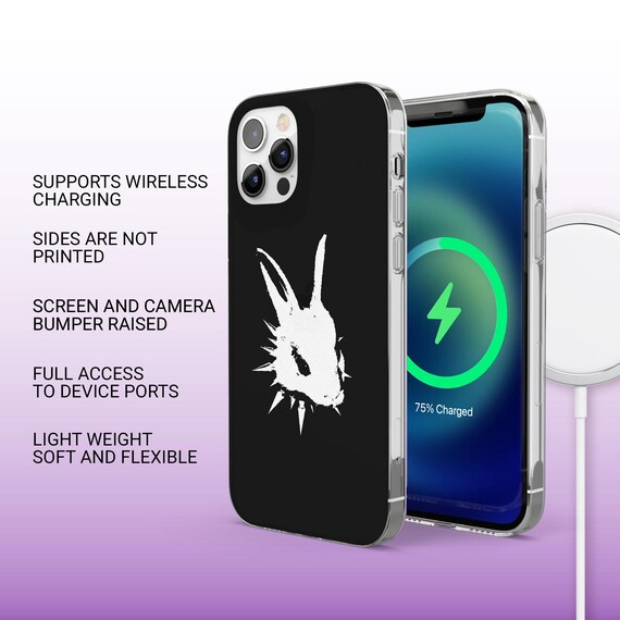 Gothic Bunny Phone Case Punk Bunnies Cute Goth Cover for iPhone 16