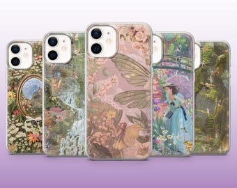 Fairycore Phone Case Whimsical Fairy Cover for iPhone 17, 16, 15, 14, 13, 12, 11 Samsung S25, S24, A56, A16, Pixel 10Pro, 9A, 9Pro XL, 8A