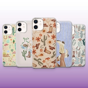 Custodia per telefono Western con motivo Rodeo Cowboy Horse per iPhone 16, 15, 14, 13, 12, 11, Samsung S25, S24, S23, Pixel 9Pro XL, 8A, 8Pro