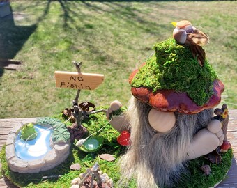 No Fishin Gnome