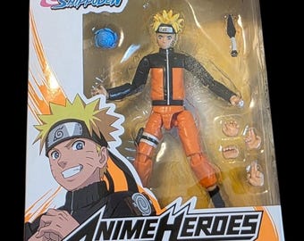 Bandai Anime Heroes Uzumaki Naruto Action Figure Naruto Shippuden 36900