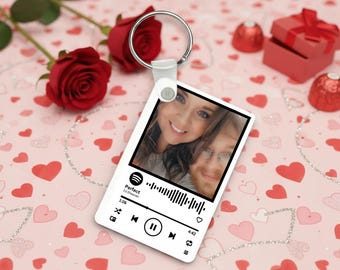 Custom scannable Spotify keychain - for him or her