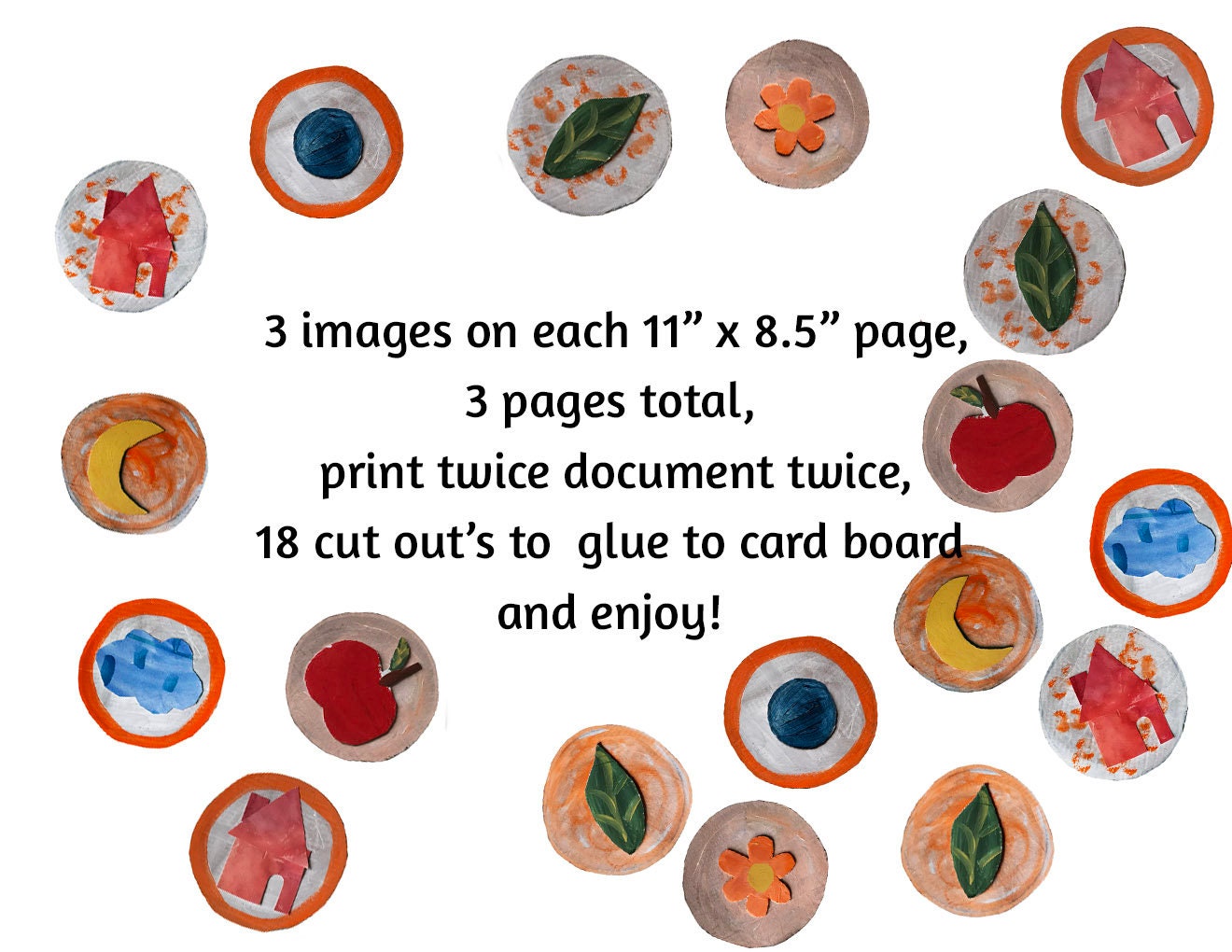 Match Game Printable - Etsy