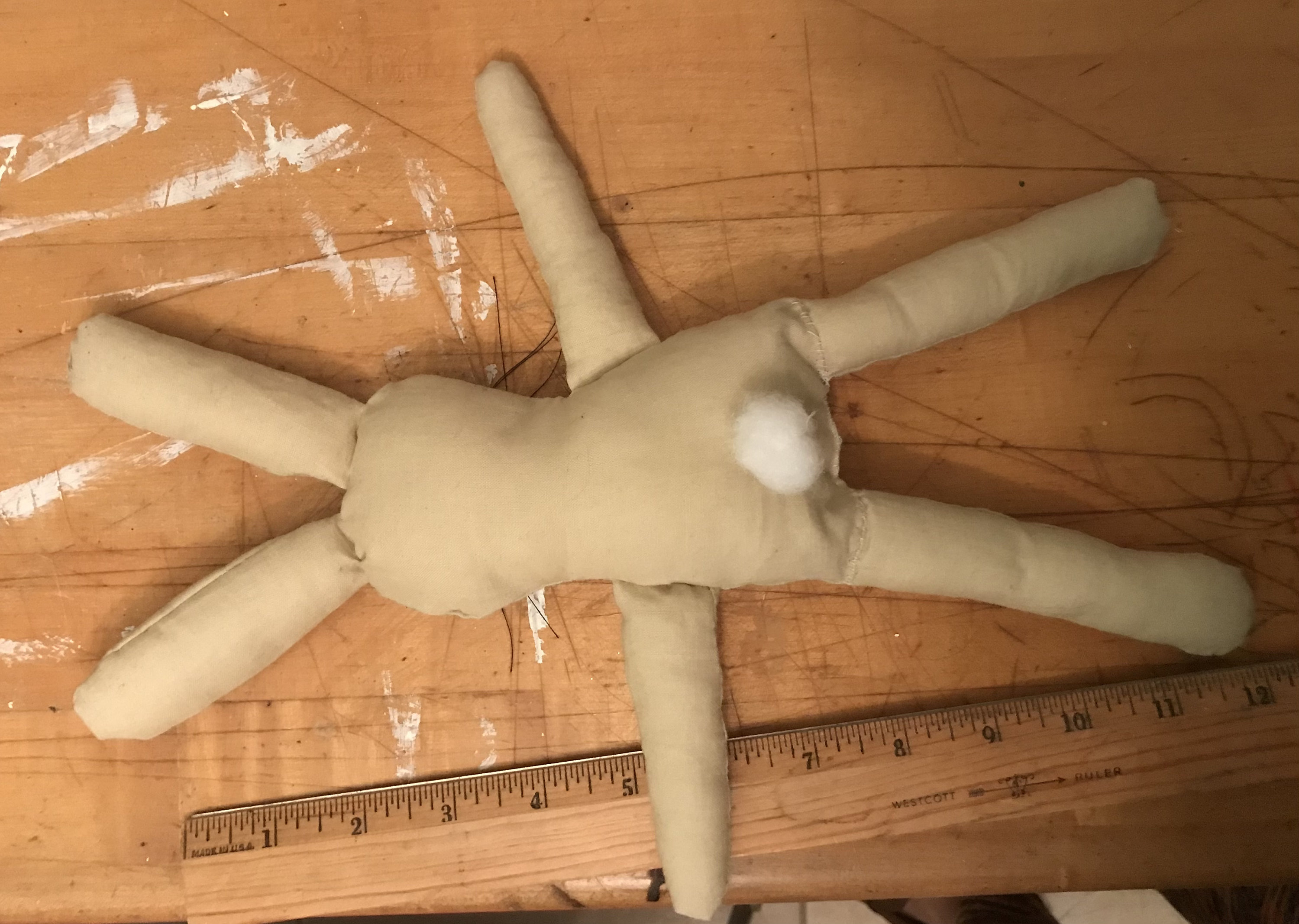 Hand Sewn Stuffed Bunny - Etsy