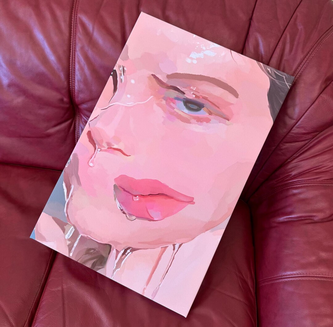 Canvas Wall Art | Distorted Portrait | Abstract & Modern | Home Decor ...