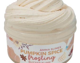 Slime de mantequilla con especias de calabaza: Juguete sensorial de otoño de Amma Slimes