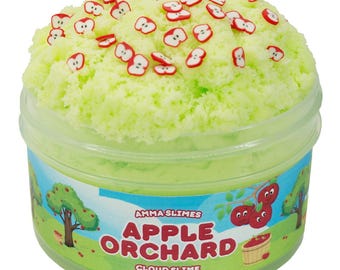 Apple Orchard Green Cloud Slime, Amma Slimes