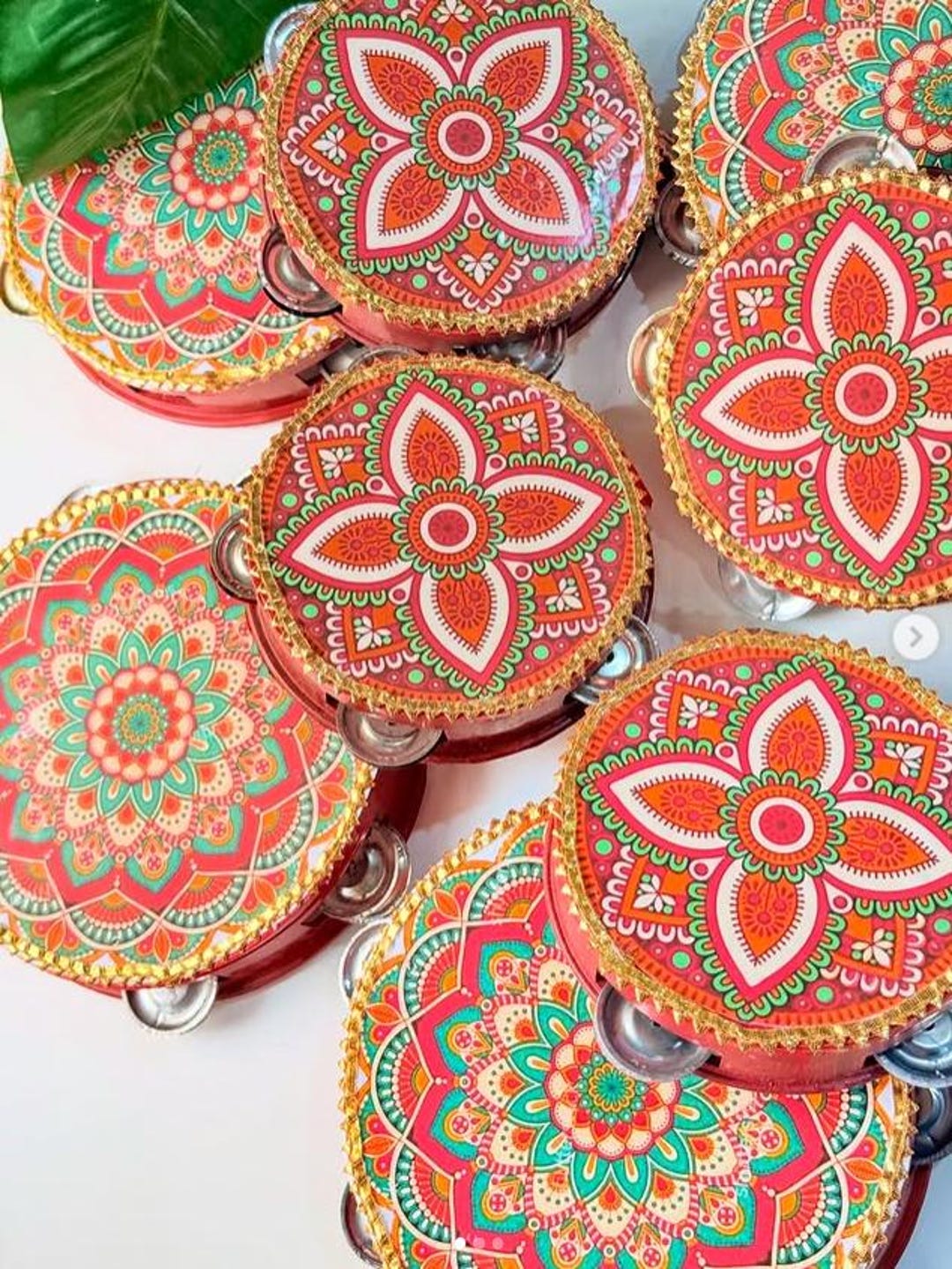 Customized Tambourines for Mehndi Night(duffli) - Etsy Australia