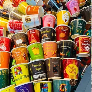 Spersonalizowana filiżanka Chai na wieczór Mehndi, pakistańskie wesele