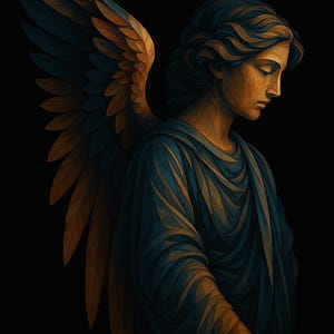 angel portrait, religious image, funny wall decoration, Digital image, image for decoration, digital file, digital art printing.