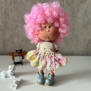 Handmade dress for Little Mia doll Nines d'Onil, 23 cm