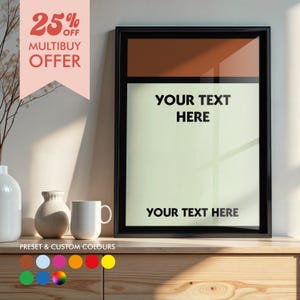 Personalised Monopoly Property Wall Art Poster | Custom Street Name Location Print Poster | Board Game Room Decor, Office, Kitchen Artwork