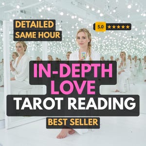Same Hour In-Depth Love Tarot Reading | Psychic Love Insights, Twin Flame & Soulmate Clarity | Relationship Tarot Guidance, Soulmate Reading