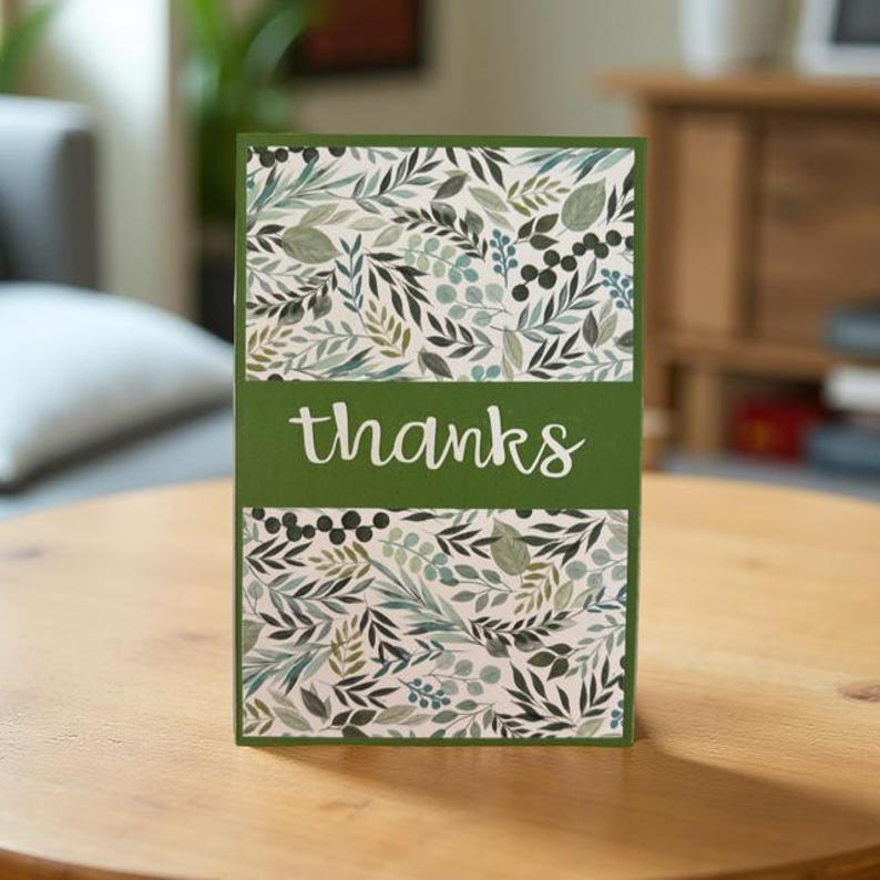 Set of 3 Handmade Thank You Cards - Etsy