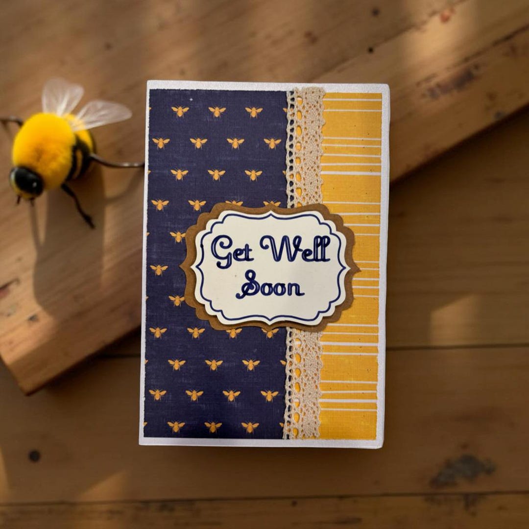 Handmade Get Well Soon Card - Etsy