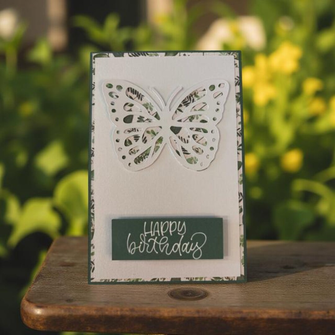 Handmade Butterfly Happy Birthday Card - Etsy