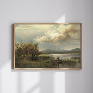 Vintage German Landscape Art Print: Bayern, 1856 (Digital Download)
