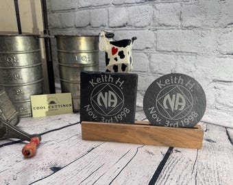 12 Step Narcotics Anonymous Clean Time Custom Coasters that you can customize with your name and clean date.