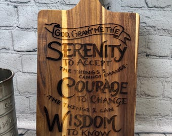 SERENITY PRAYER Recovery wall art
