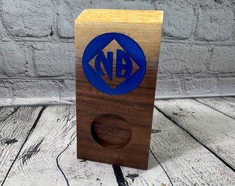 12 Step Recovery NA Wooden Medallion Holder for individual coins (C3)