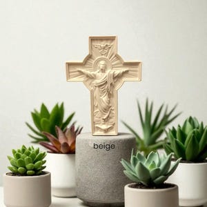 Crucifix Jesus Christ On Cross Sculpture | Christian Statue | Catholic, Orthodox, Religious Church | Christmas, Easter, First Communion Gift