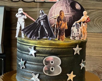 Star Wars Cake Topper: Handmade Birthday Party Decoration